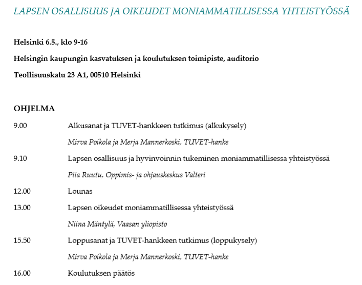 Ohjelma Helsinki